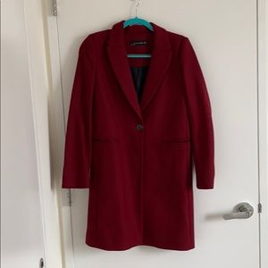 Red Zara Coat
